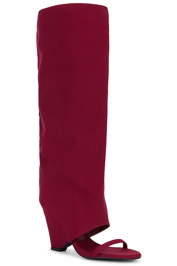 view 2 of 5 Shroud Boot in Wine Fabric Combo