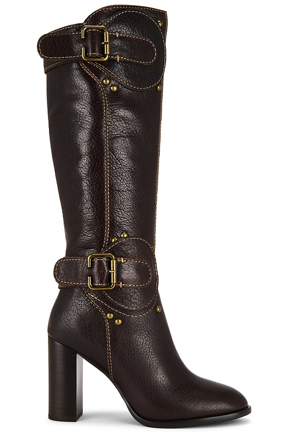 view 1 of 5 BOTTINES CHANTEL in Brown Crinkle & Bronze