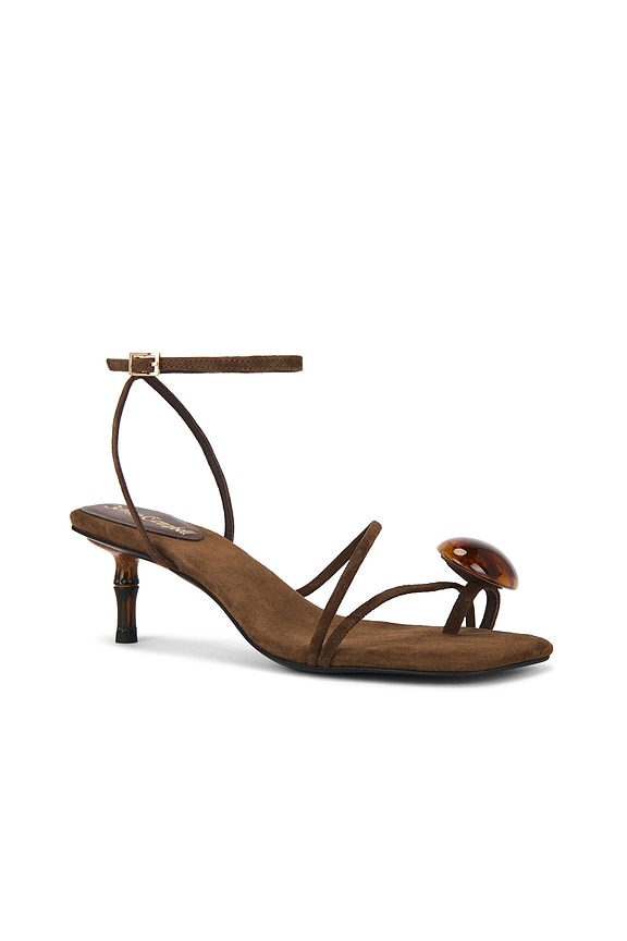 view 2 of 5 Carnelian Sandal in Brown Suede