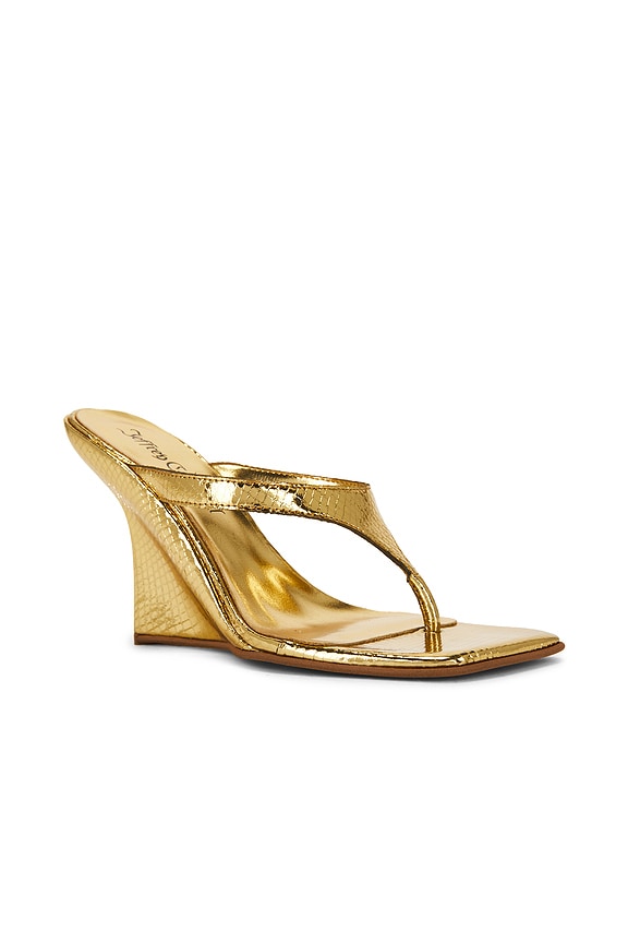 view 2 of 5 Romee Sandal in Gold Snake