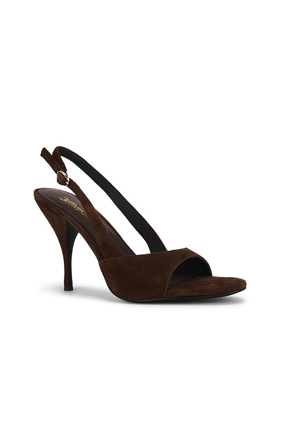 view 2 of 5 Triomphe Sandal in Brown Suede