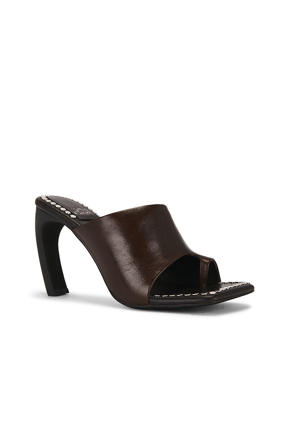 view 2 of 5 Alloc Strap Sandal in Brown & Silver