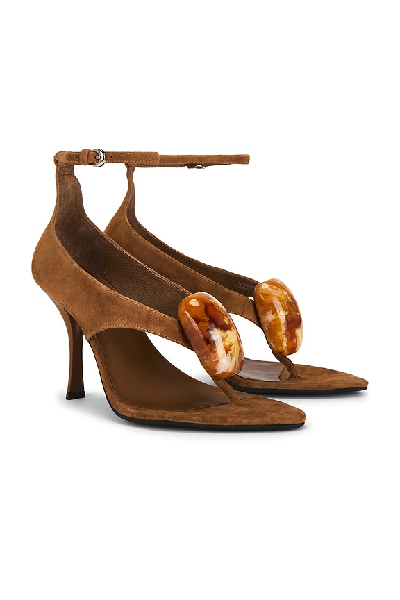 view 2 of 5 САНДАЛИИ AMELIANA in Tan Suede Combo