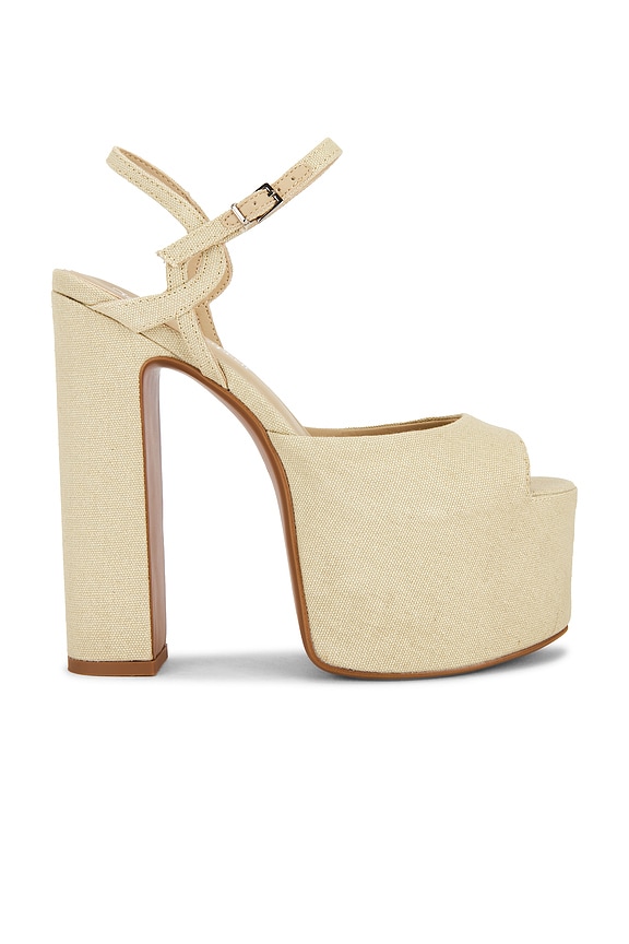 view 1 of 5 Ever Last Sandal in Beige Canvas