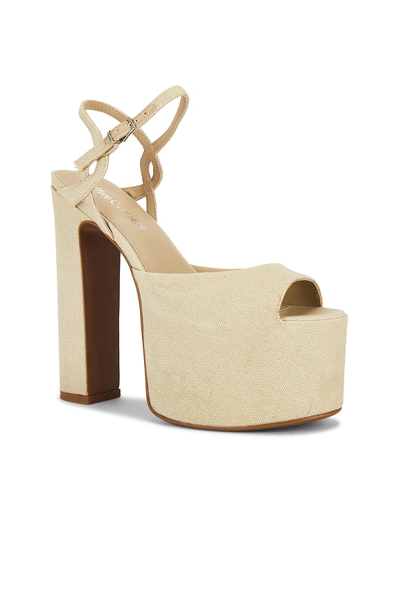 view 2 of 5 Ever Last Sandal in Beige Canvas