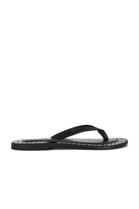 view 1 of 5 Katrina Strap Sandal in Black & Silver