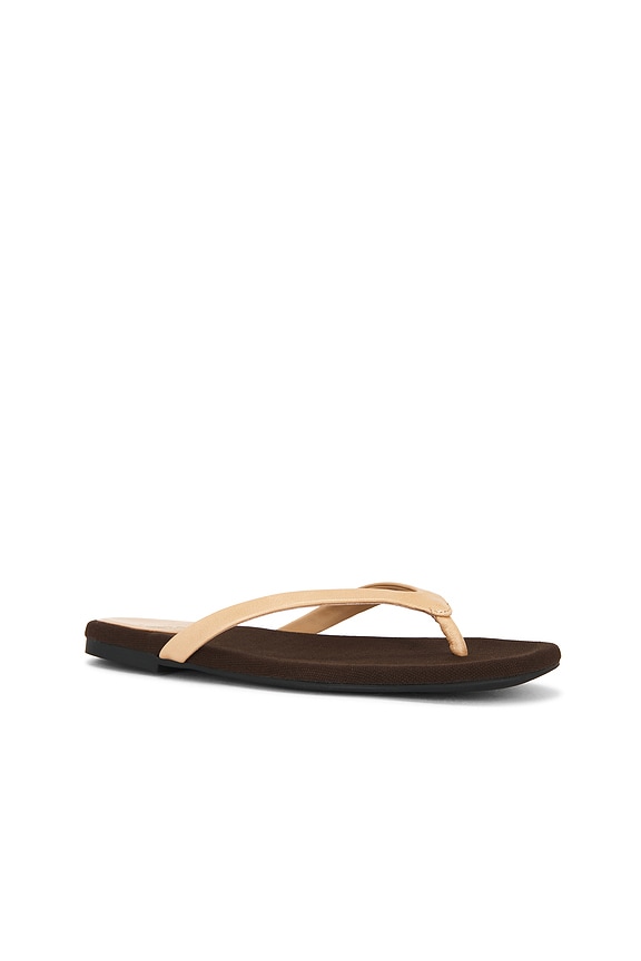 view 2 of 5 Kierra Sandal in Beige & Brown Combo