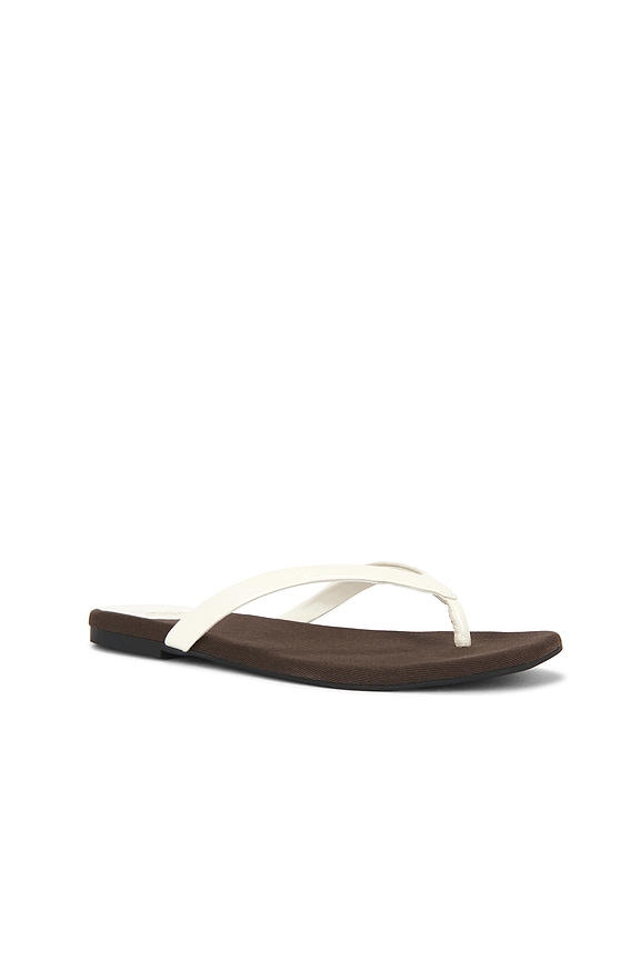 view 2 of 5 Kierra Sandal in Ivory & Brown Combo