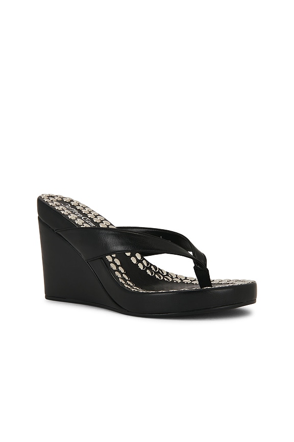 view 2 of 5 Liezel Strap Sandal in Black & Silver
