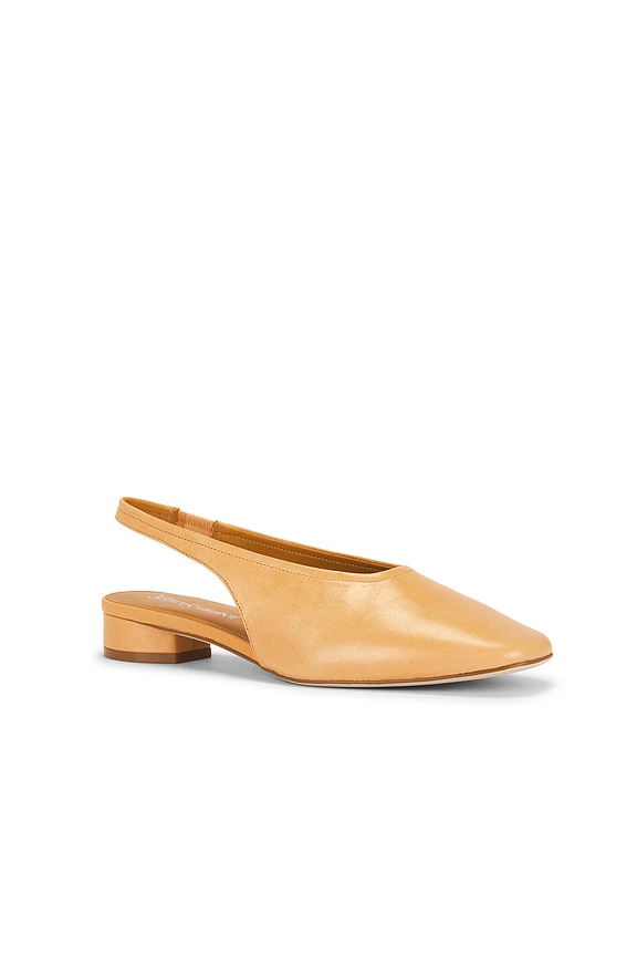 view 2 of 5 Trustee Sling Back Flat in Light Beige