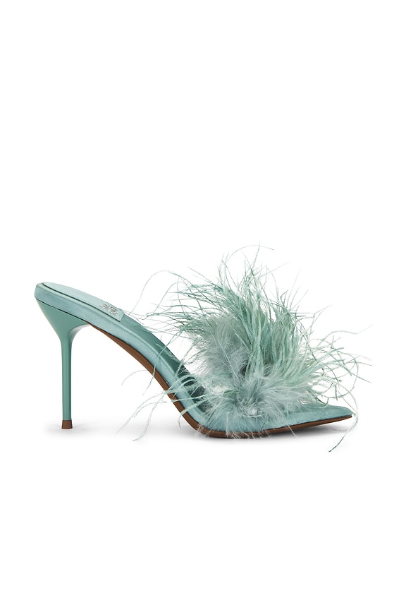 view 1 of 5 SANDALES SHOPAHOLIC in Mint Satin Combo