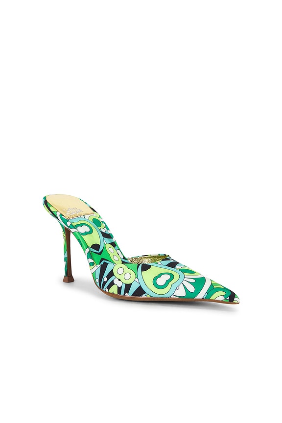 view 2 of 5 Robyn Mule Pump in Green Multi