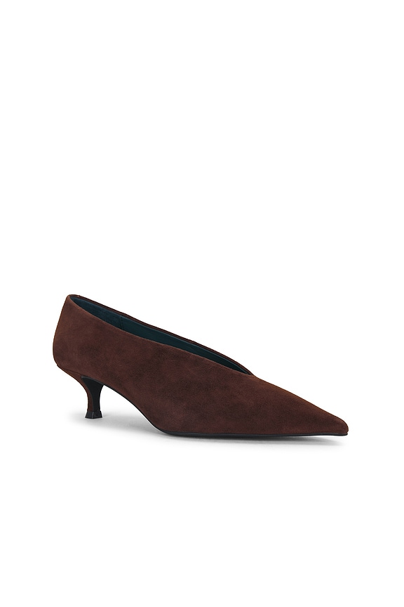 view 2 of 5 Ida-mae Pump in Dark Brown Suede