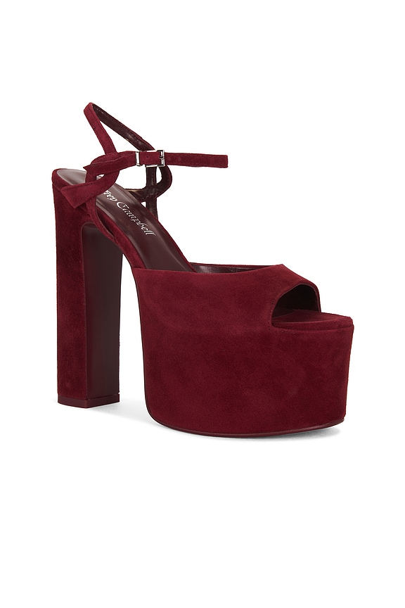 view 2 of 5 Ever-last Sandal in Wine Suede