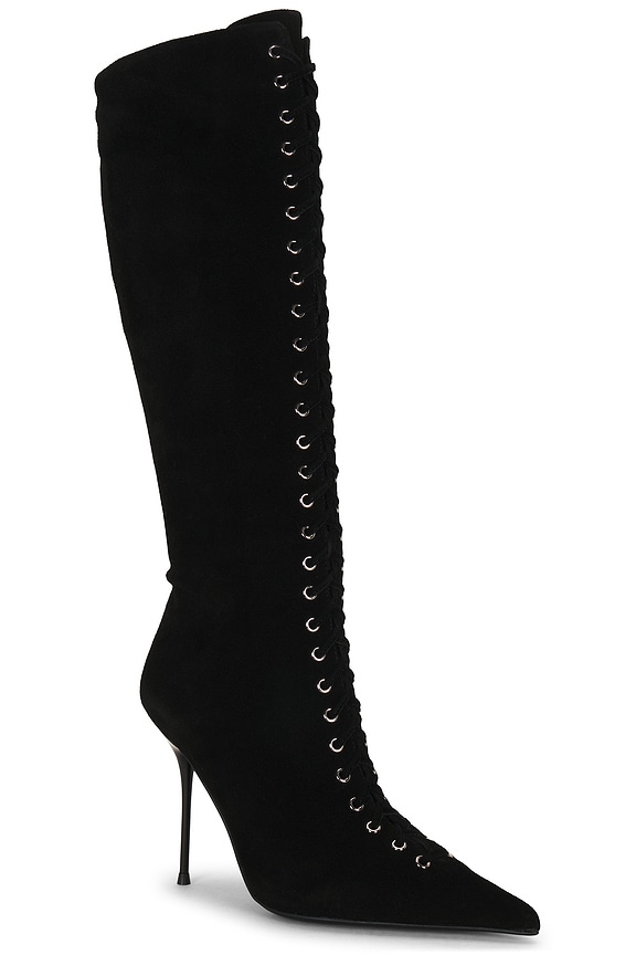 view 2 of 5 Taunting Boot in Black Suede
