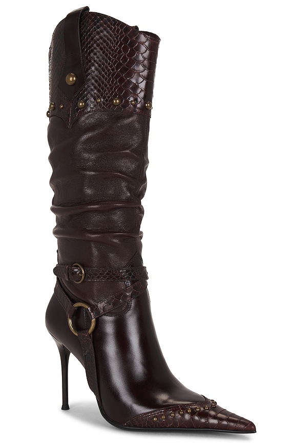 view 2 of 5 Headturner Boot in Brown Snake Combo