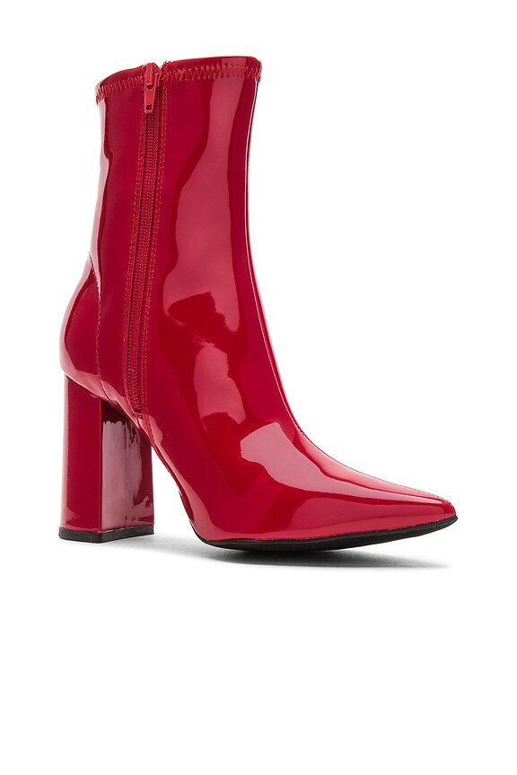 view 2 of 5 BOTTINES SIREN in Red Patent