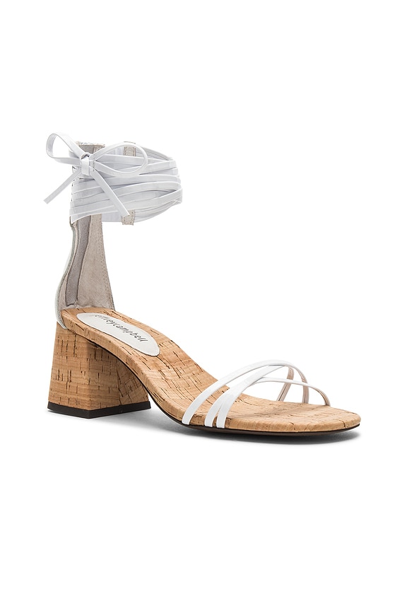 view 2 of 5 SANDALIA EVERGLADE in White Patent