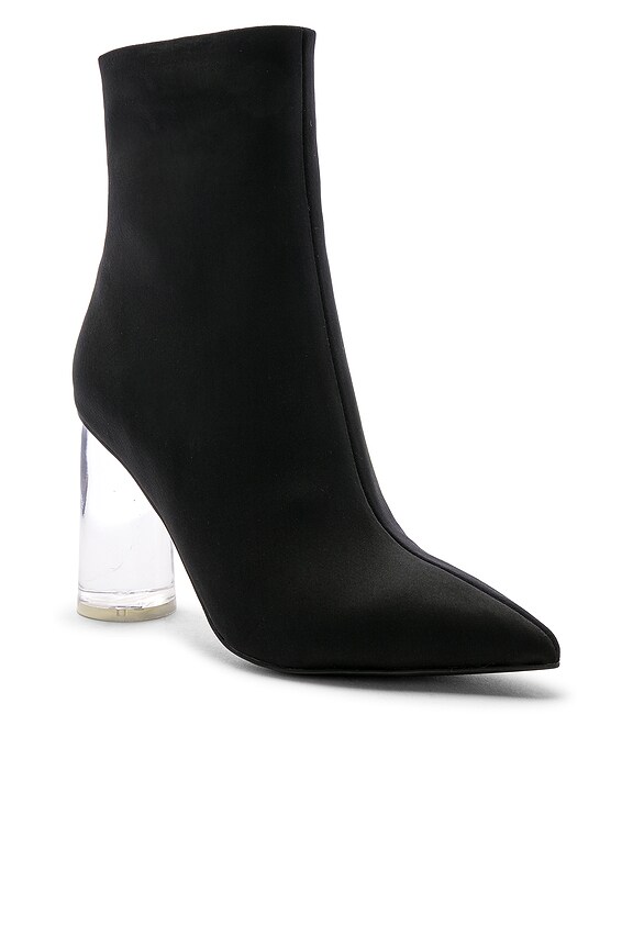 view 2 of 5 BOTTINES LUSTFUL in Black Neoprene & Clear