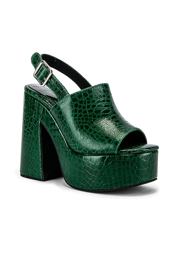 view 2 of 5 AVEC PATIN MATTIX in Green Gator