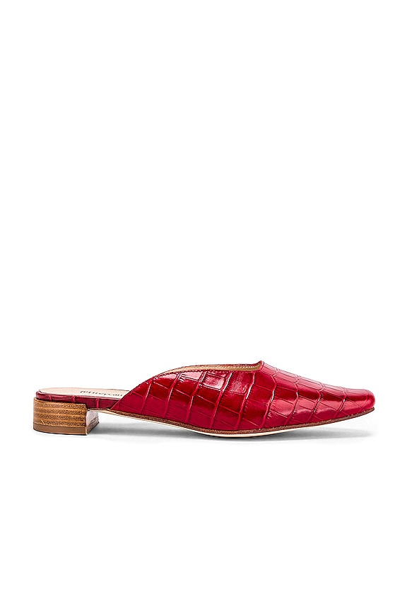 view 1 of 5 Sirah Slide in Red Croc