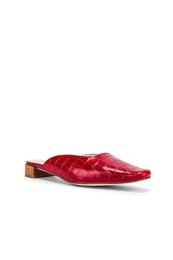 view 2 of 5 Sirah Slide in Red Croc