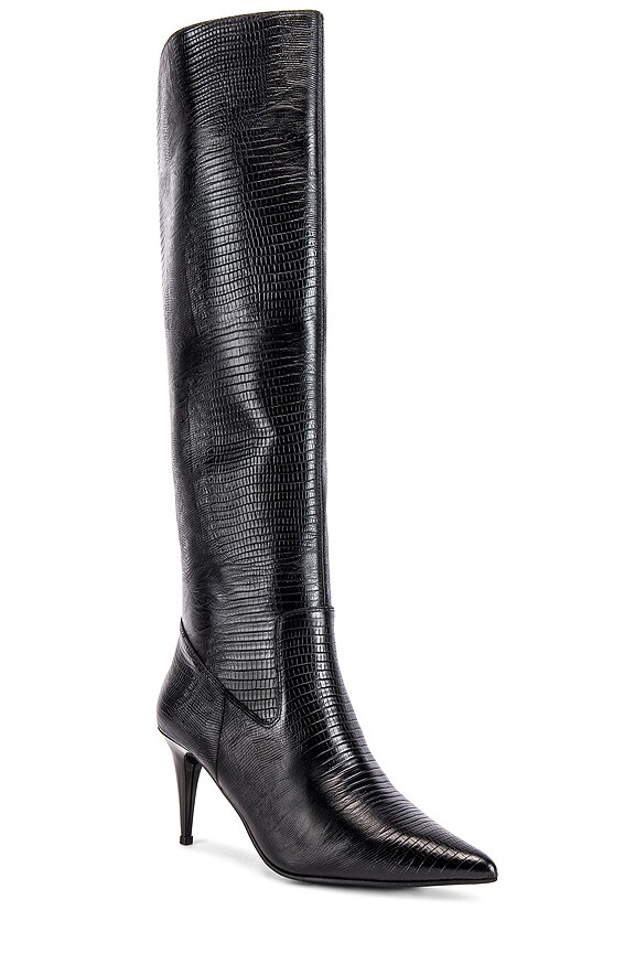 view 2 of 5 Parallel Boot in Black Lizard