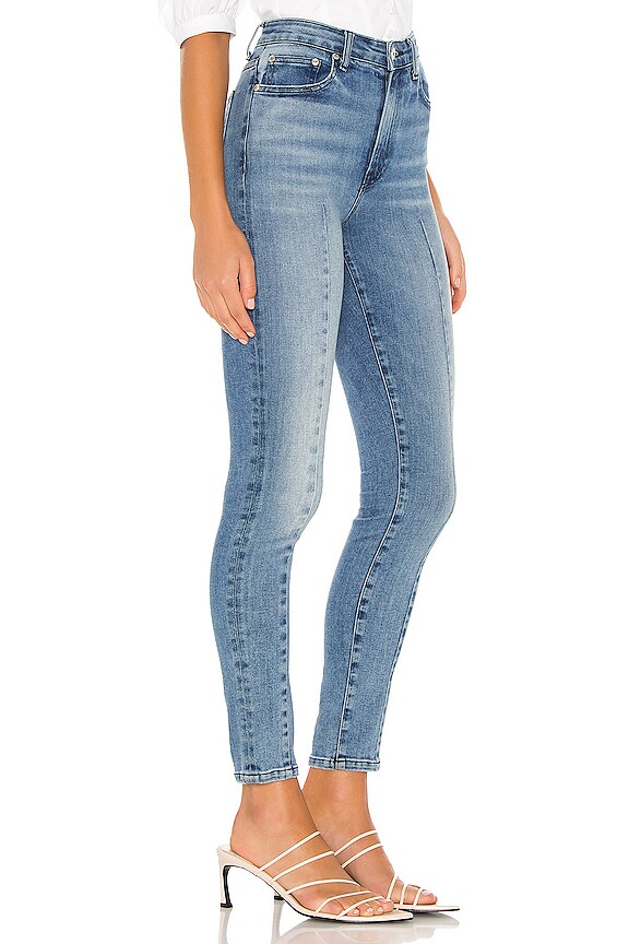 view 2 of 4 Rae High Waisted Skinny Ankle Jean With Dart in Vintage Melrose