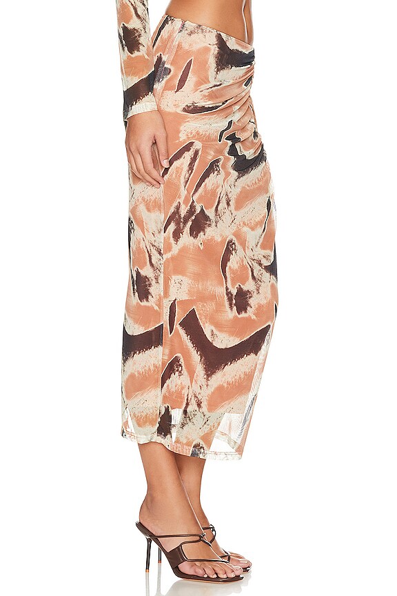 view 2 of 5 Kensingten Skirt in Soft Clay Multi