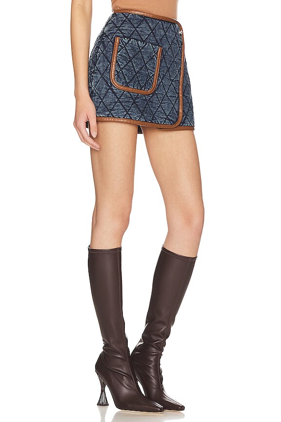 view 2 of 5 MAGALI スカート in Washed Indigo