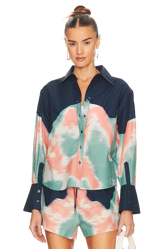 view 2 of 5 РУБАШКА AVILA in Midnight Multi