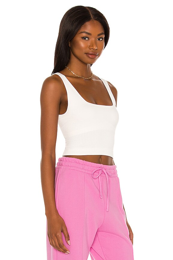 view 2 of 4 Miya Seamless Basics Tank Top in White