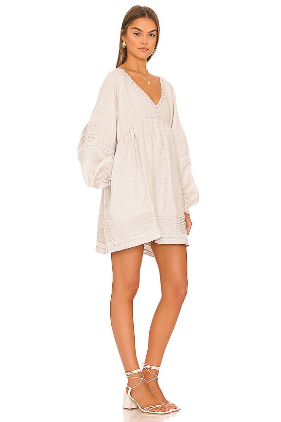 view 2 of 3 ROBE COURTE LILLIAN 4.0 RAMIE in Moon