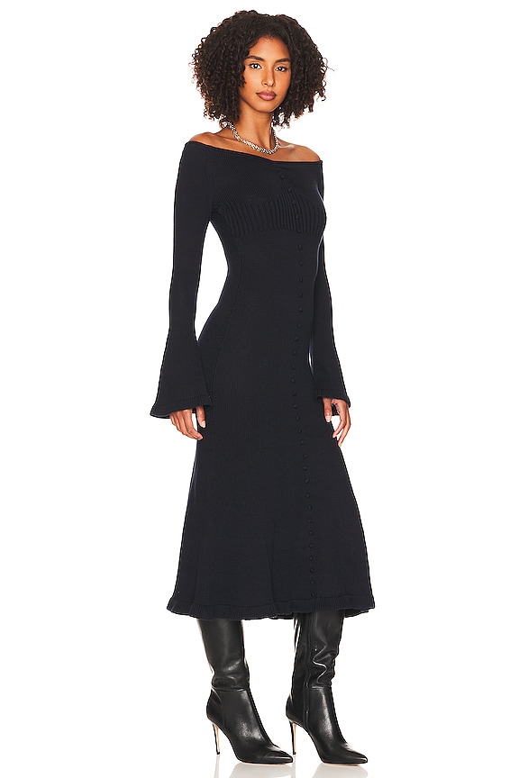 view 2 of 3 Antonia Knit Midi Dress in Navy