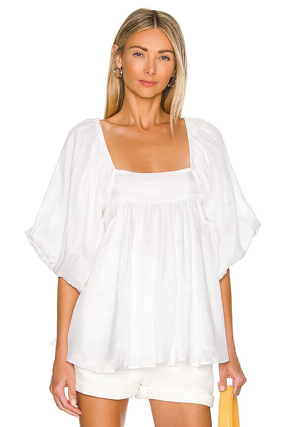 view 1 of 4 Jardi Smock Top in Optical White