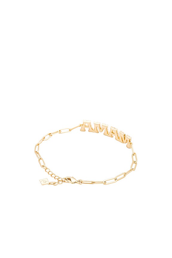 view 2 of 2 BRAZALETE MAMA in Gold