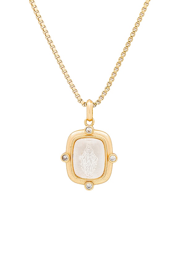 view 2 of 2 Mary Necklace in White