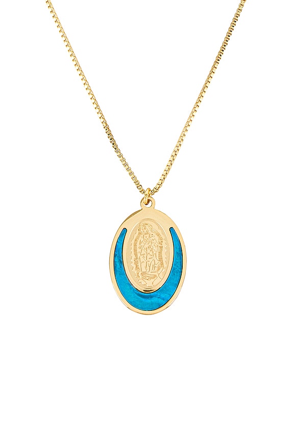 view 2 of 2 The Blanc Circle Pendant Necklace in Gold