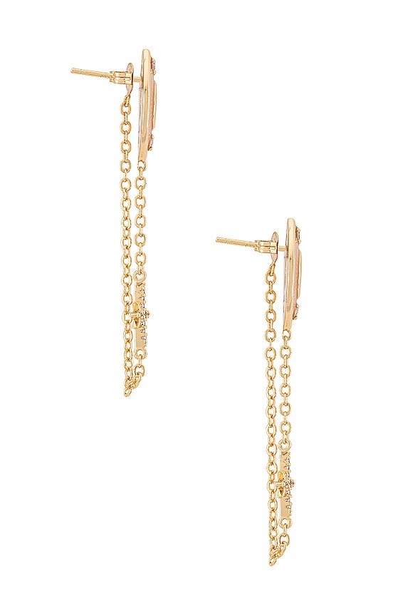 view 2 of 3 Siren Drop Earring in Gold