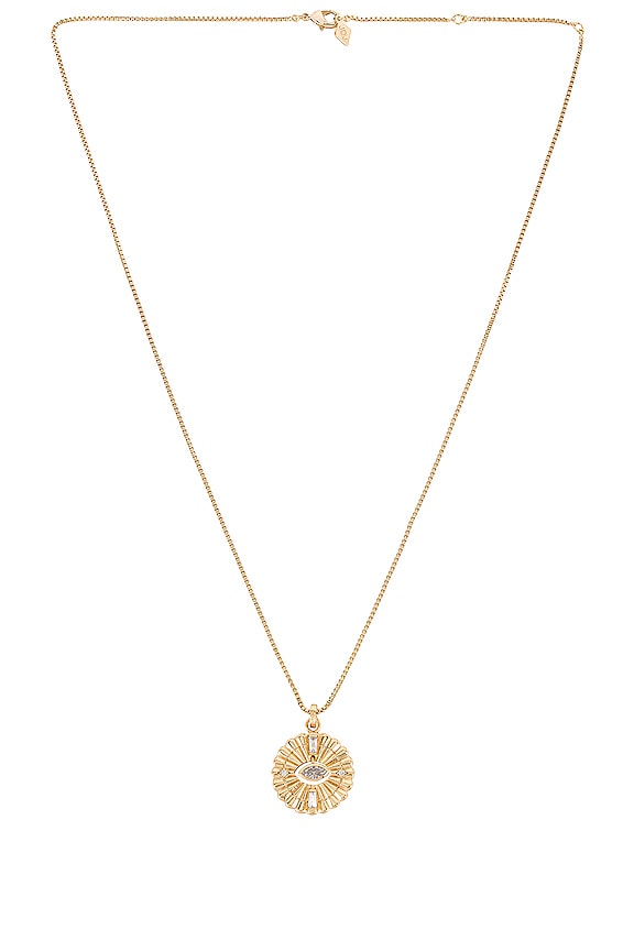 view 1 of 2 Eye Necklace in Gold