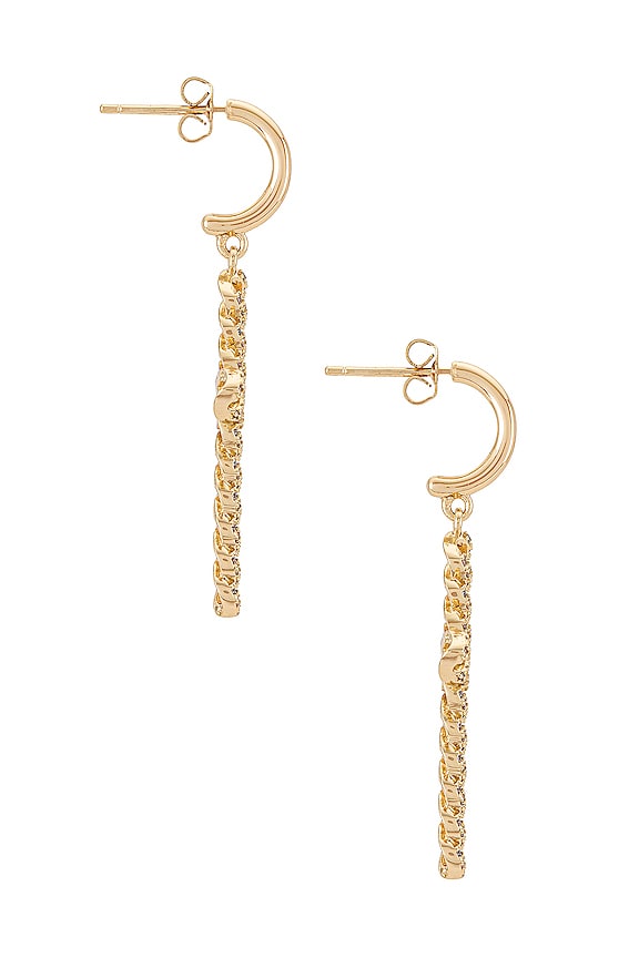 view 2 of 3 СЕРЬГИ UTOPIA CROSS in Gold