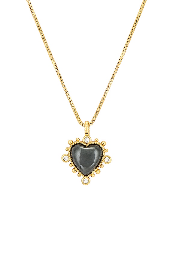 view 2 of 2 HEAVENLY HEART ネックレス in Hematite