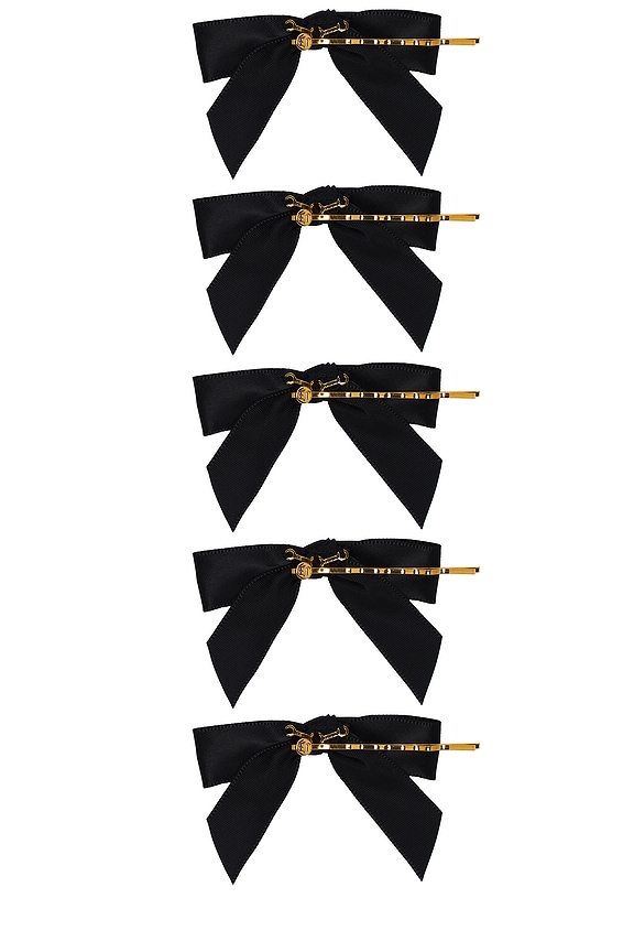view 2 of 2 Emma Bobby Pin Set in Black