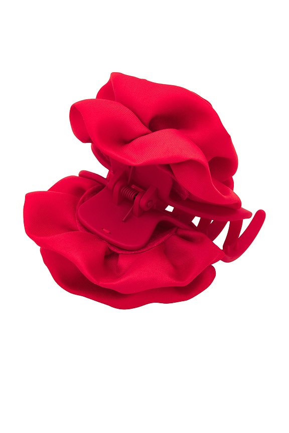 view 2 of 3 Rose Jaw Clip in Red