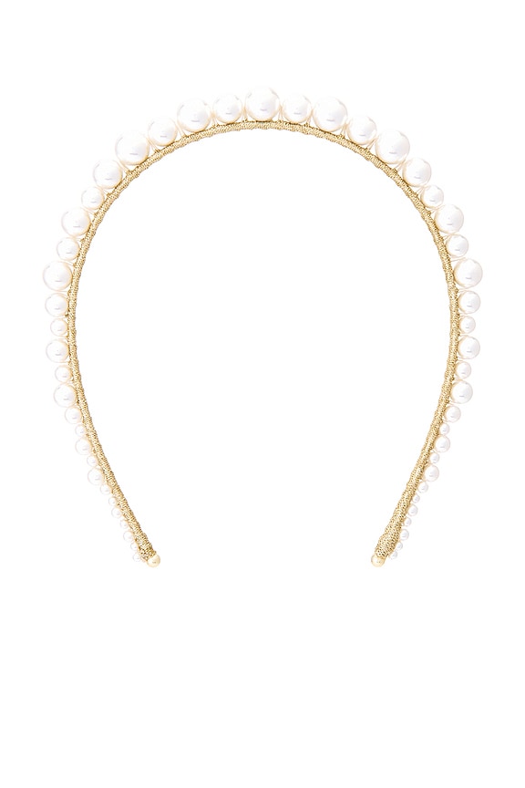 view 2 of 3 Belladonna Headband in Pearl