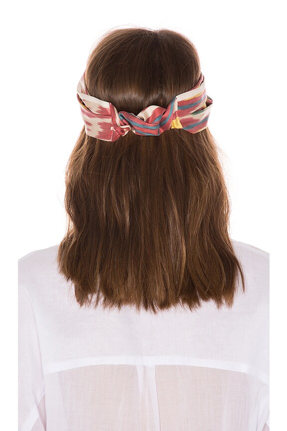 view 2 of 3 Marin Knot Half Turban in Brick