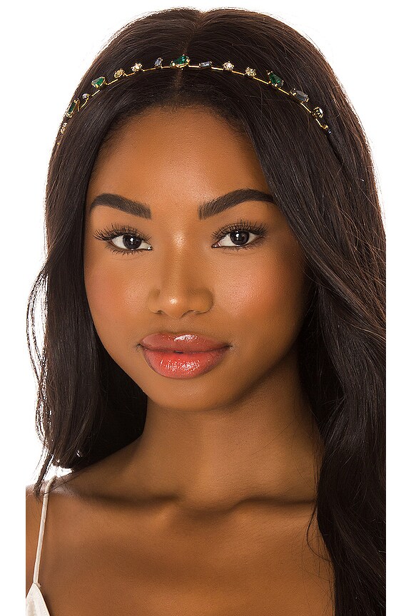 view 1 of 3 Jessa Headband in Gold Multi