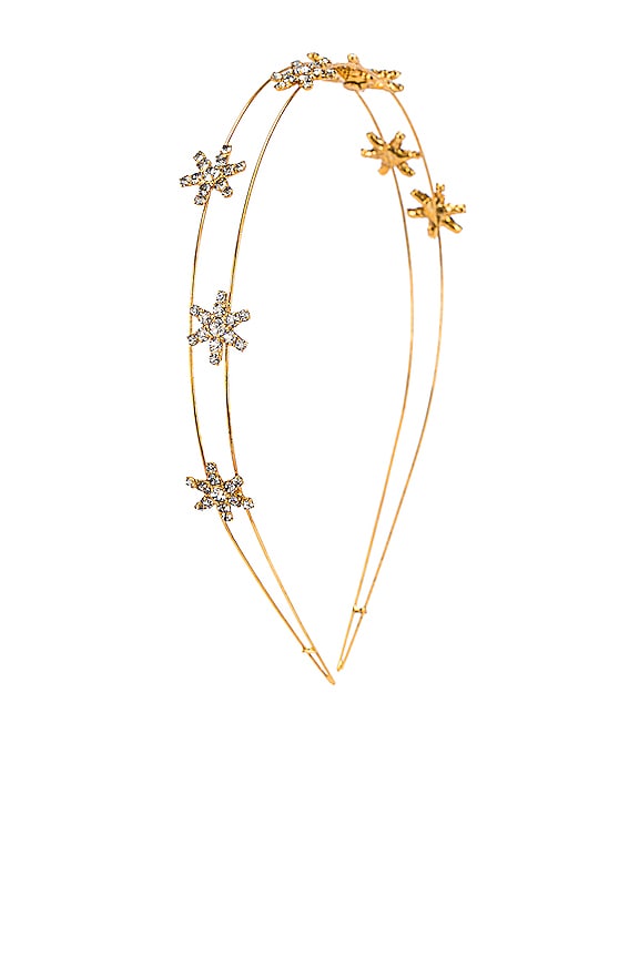 view 2 of 3 Antares Headband in Crystal & Antique Gold