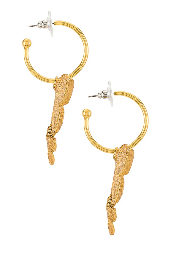 view 2 of 3 Brynn Hoop Earring in Gold