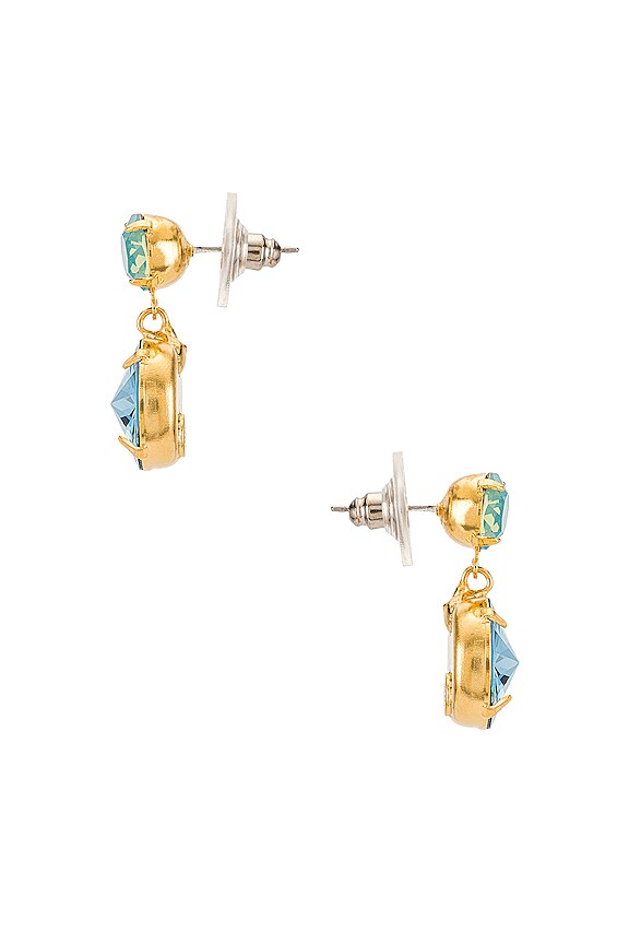 view 2 of 3 PENDIENTE LYLAH in Aqua